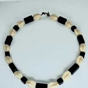 German vintage glass bead necklace